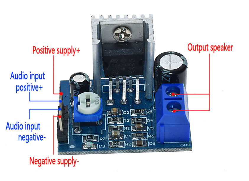  RS024.    TDA2030A (18 ) . 2