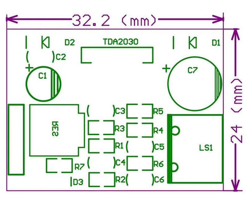  RS024.    TDA2030A (18 ) . 5