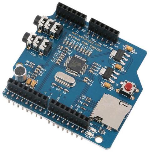 ������ RC053. MP3������-�������� ��� ��������� Arduino � ���������� micro-SD ���� � ������������ ��������������� ���������� audio (��������-�����)
