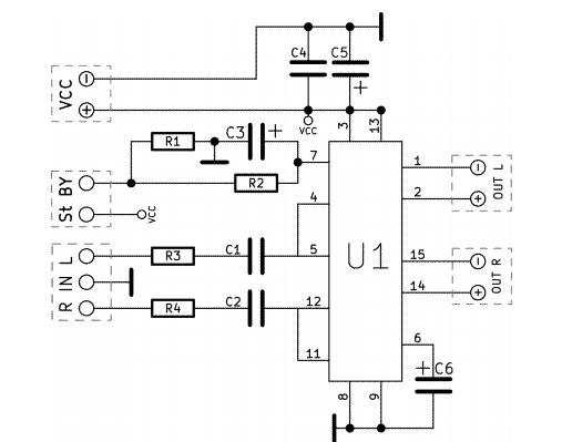  RS161.1.   230    TDA7377 . 1