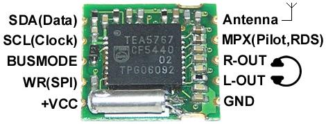  RF005.  FM   76...108    TEA5767